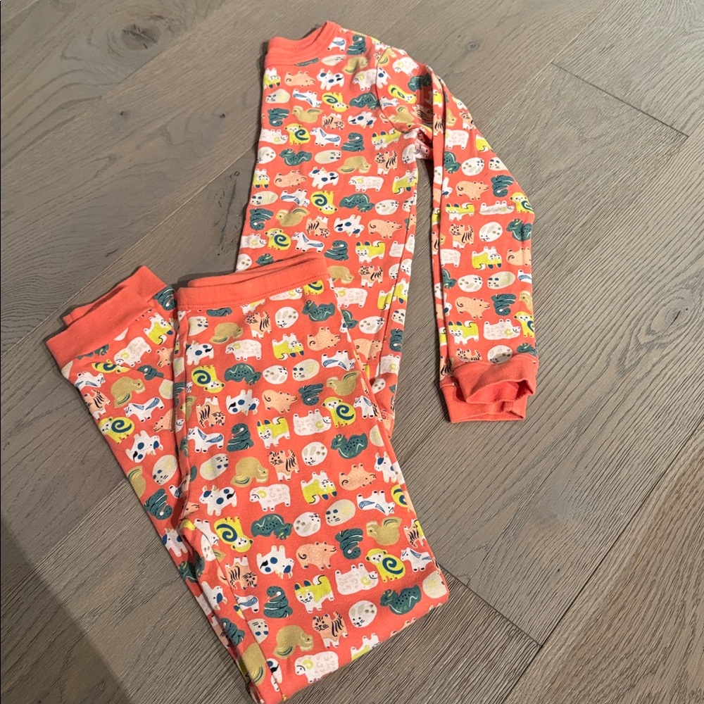 Brand new tea collection good night pajama set zodiac animals size 12